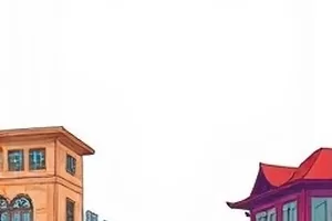 《零点折返》漫画画面，零点钟面与折返箭头图形